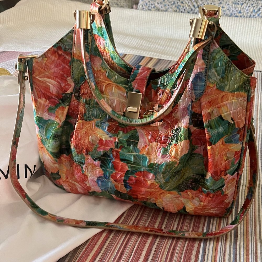Brahmin Flower Handbag